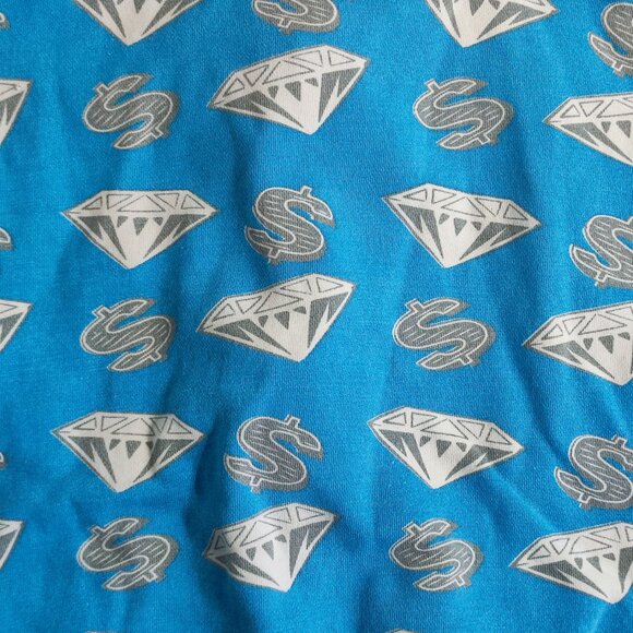 BBC Billionaire Boys Club full zip hoodie boys XL light blue with graphic - Picture 6 of 11